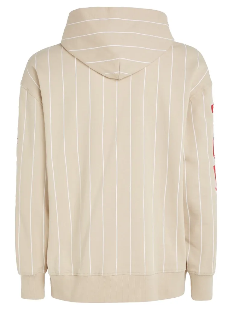 TJM RLX PINSTRIPE HOODIE beige