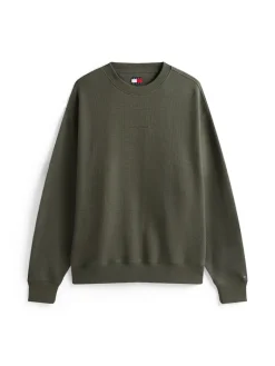 TJM RLX WAFFLE SCRIPT CREW pewter green