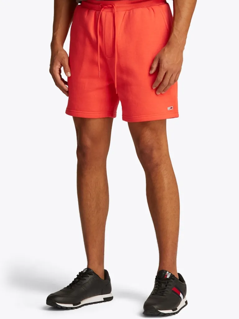 TJM S FLAG BEACH SHORT EXT bright vermillion