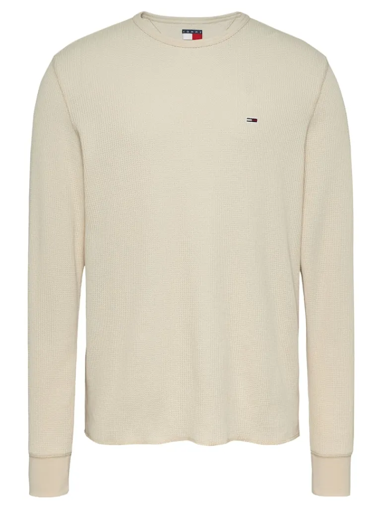 TJM SLIM WAFFLE LS TEE EXT newsprint