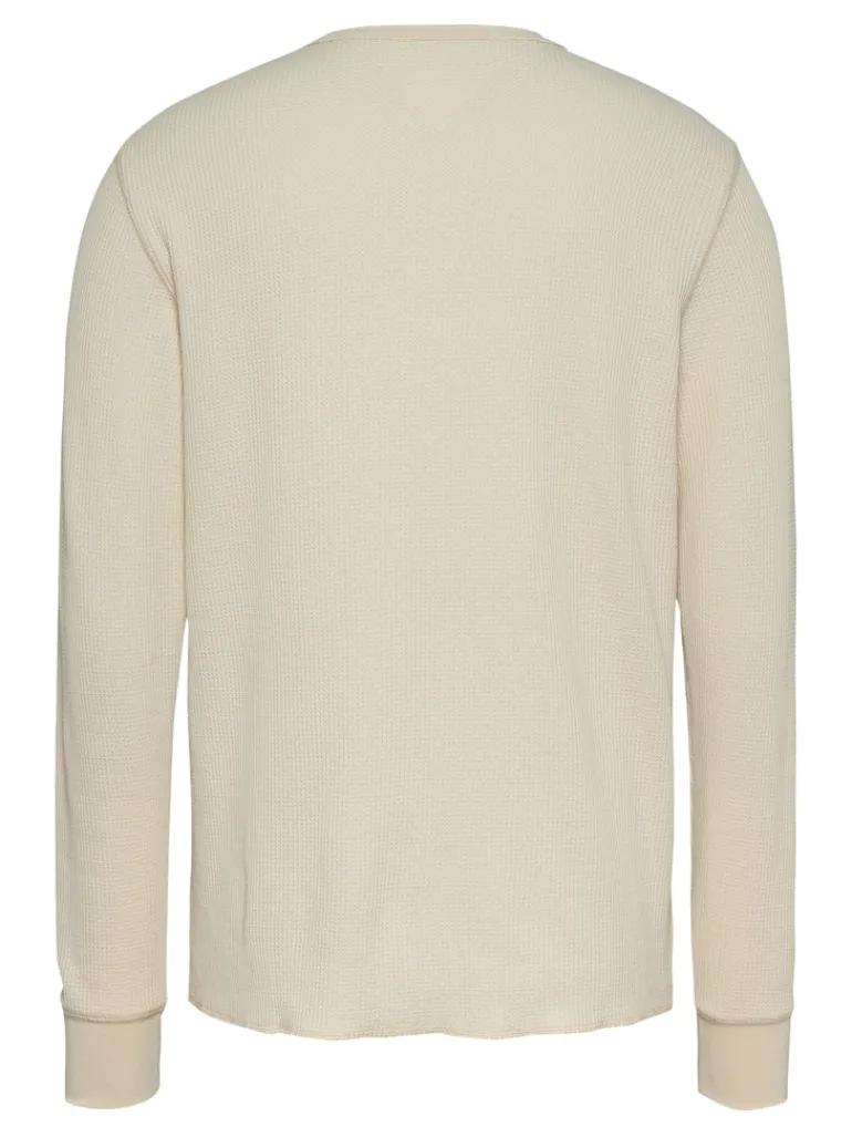 TJM SLIM WAFFLE LS TEE EXT newsprint