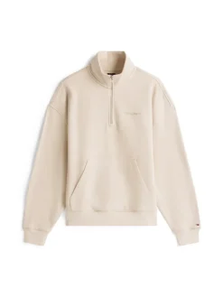 TJM 90S SCRIPT RIB FLEECE QZ gulf sand