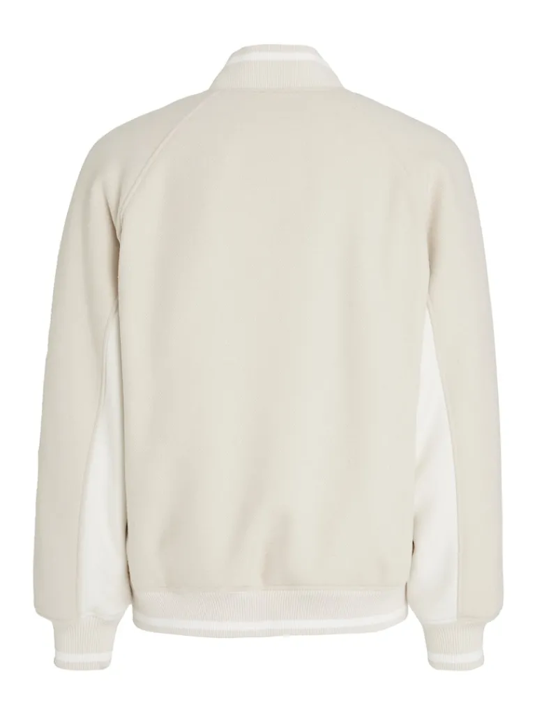 TJM WOOL VARSITY BOMBER newsprint