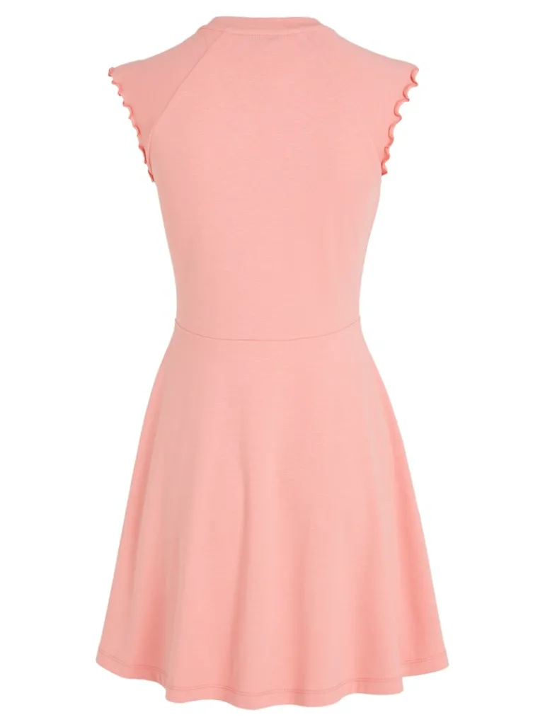 TJW BABYLOCK FIT & FLARE DRESS tickled pink