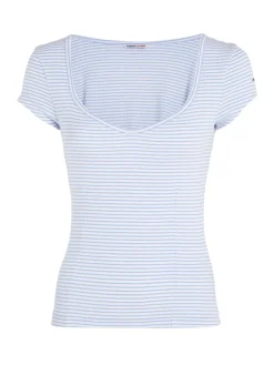 TJW BBY STRIPE SS TOP june iris-multi