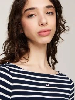 TJW BRETON STRIPE LS dark night navy - multi