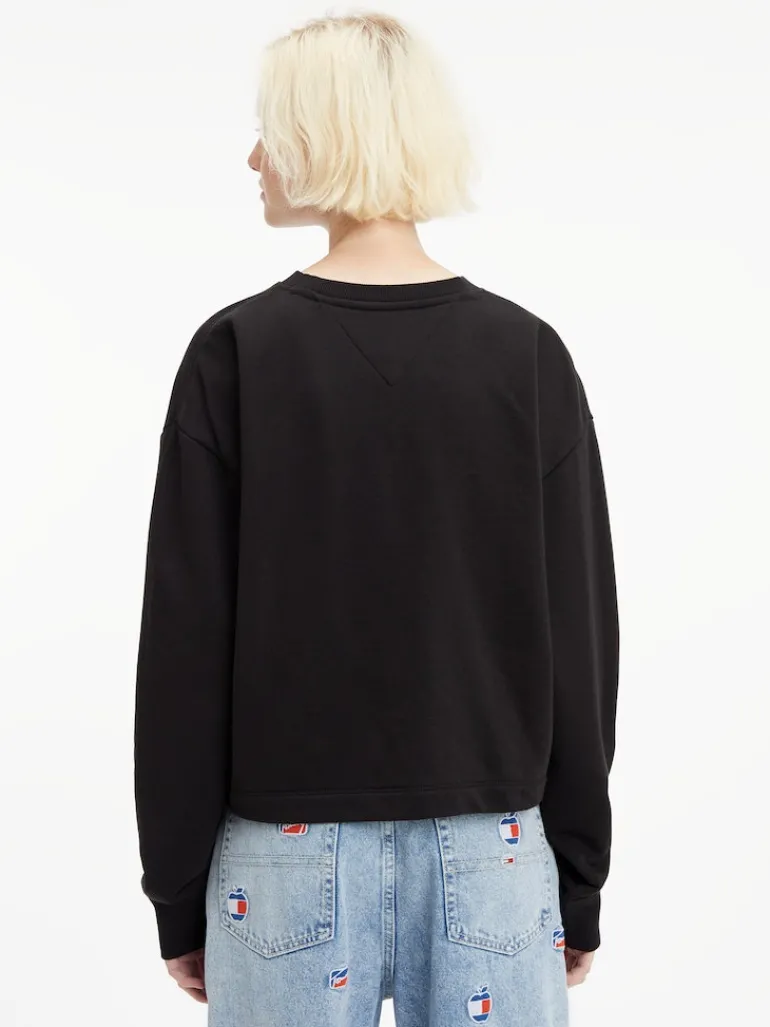 TJW BXY ESSENTIAL LOGO 1 CREW black