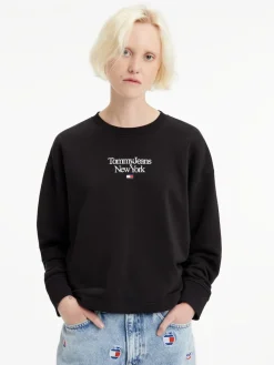 TJW BXY ESSENTIAL LOGO 1 CREW black