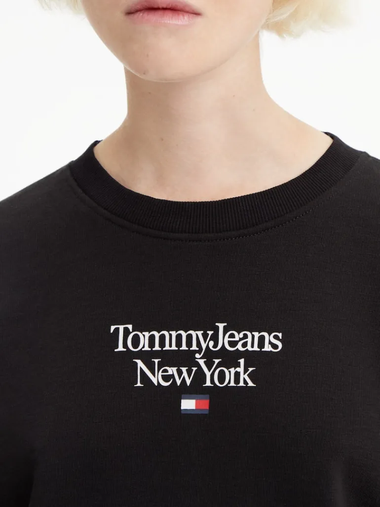 TJW BXY ESSENTIAL LOGO 1 CREW black
