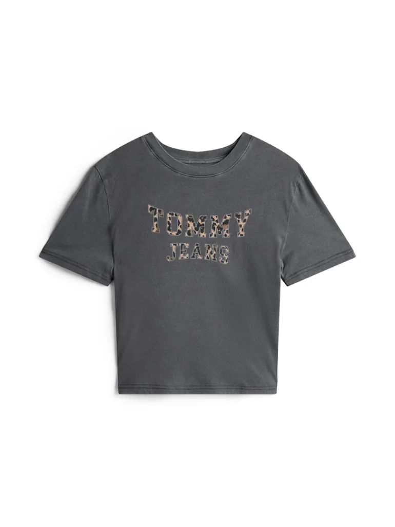 TJW BXY LEOPARD VARSITY TEE black