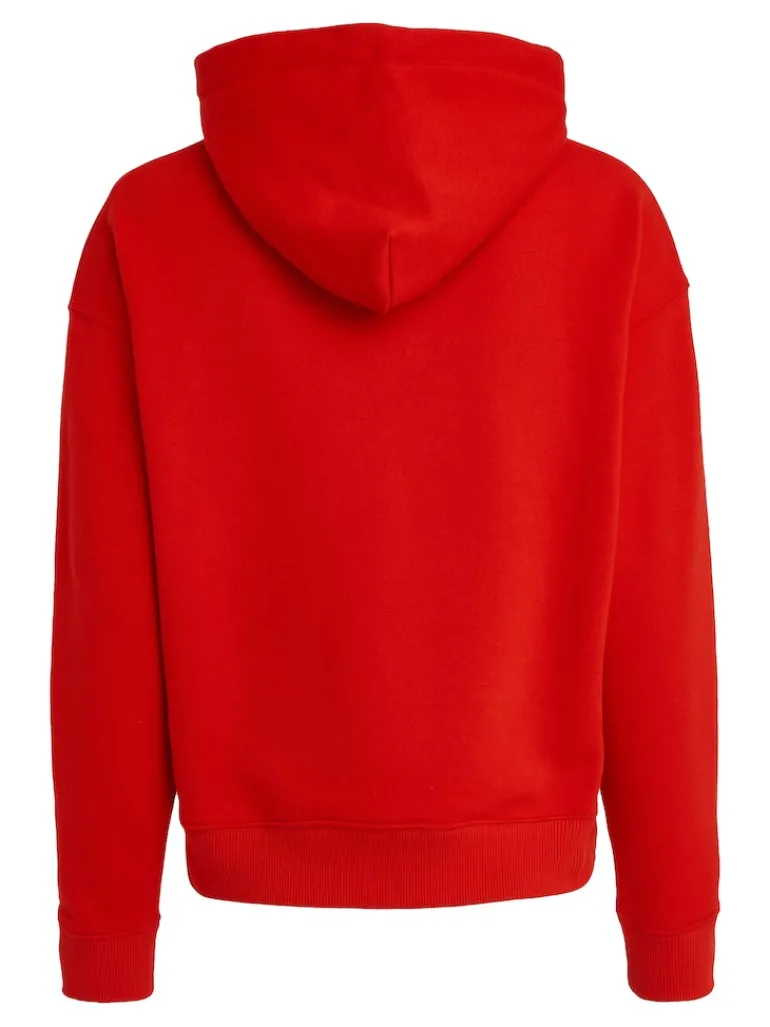 TJW BXY LOGO DRAWCORD HOODIE EXT deep crimson