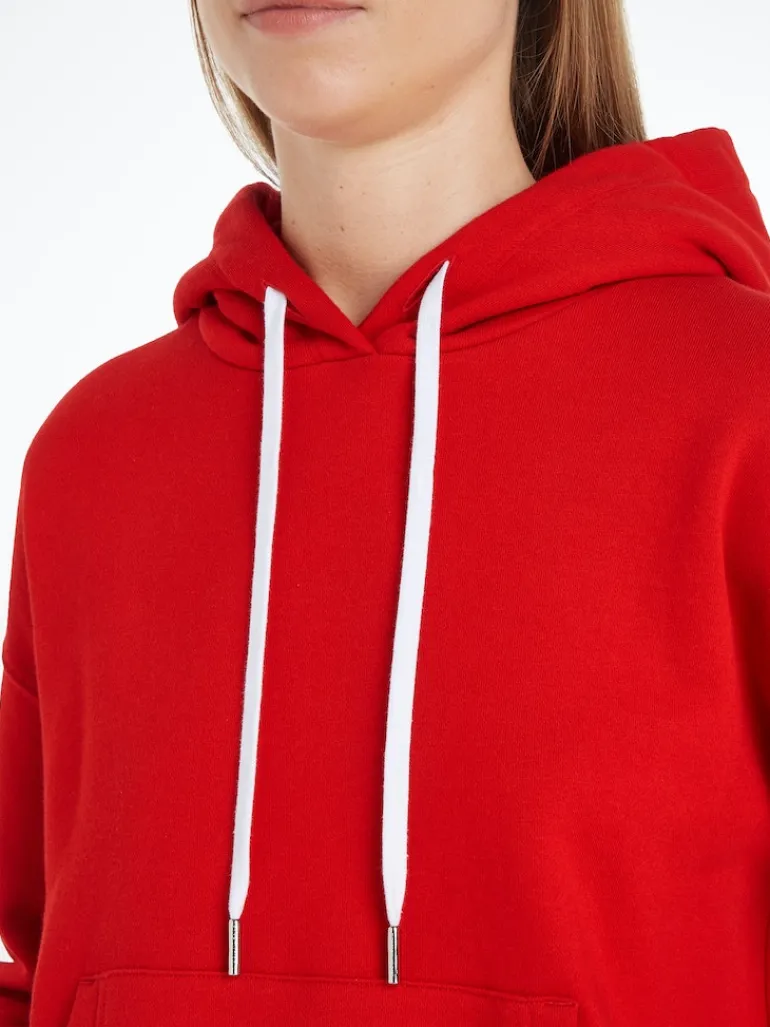 TJW BXY LOGO DRAWCORD HOODIE EXT deep crimson