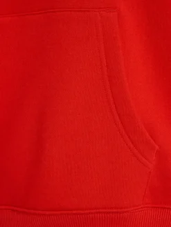 TJW BXY LOGO DRAWCORD HOODIE EXT deep crimson