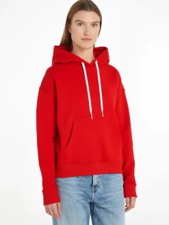 TJW BXY LOGO DRAWCORD HOODIE EXT deep crimson