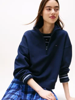 TJW BXY S-FLAG 1/4 ZIP dark night navy