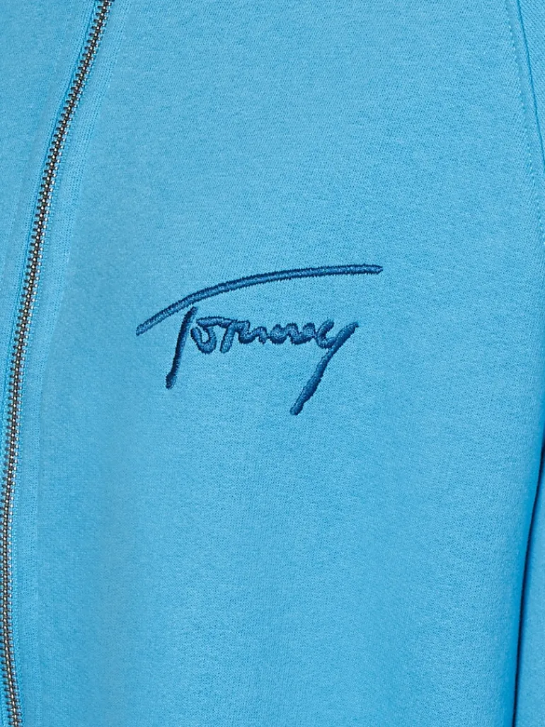 TJW BXY SIGNATURE ZIP HOODIE blue crush