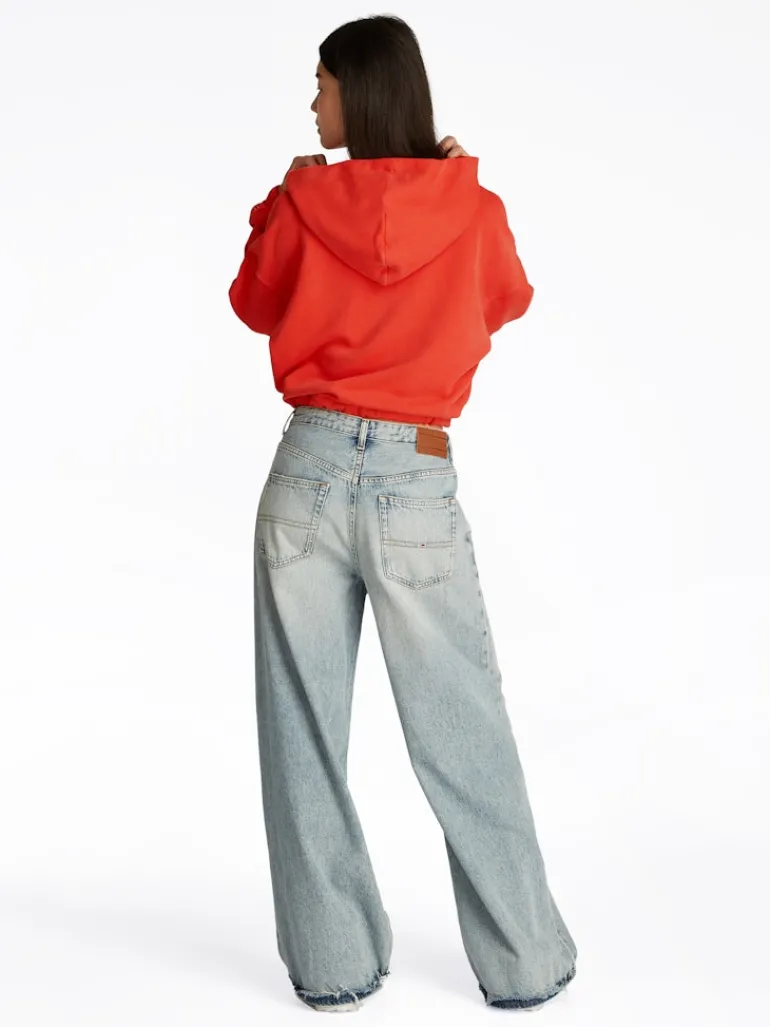 TJW CRP GMD SCRIPT HOODIE bright vermillion