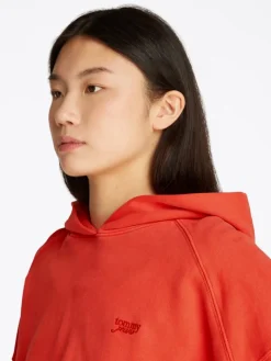 TJW CRP GMD SCRIPT HOODIE bright vermillion