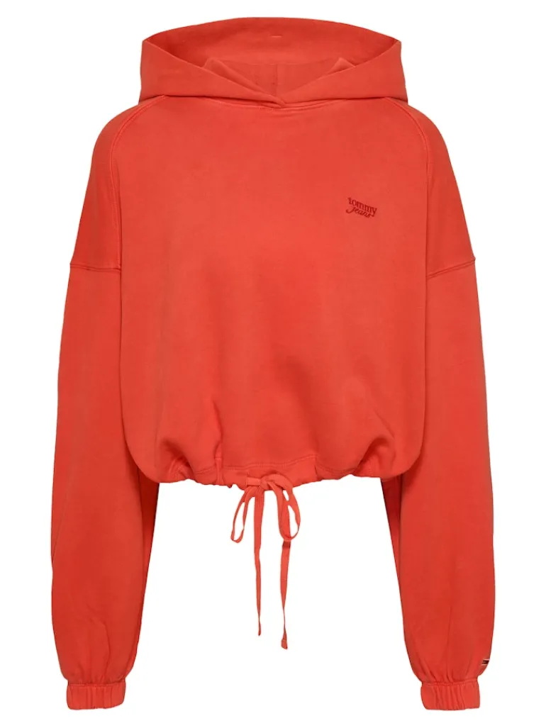 TJW CRP GMD SCRIPT HOODIE bright vermillion