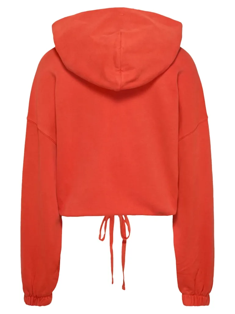 TJW CRP GMD SCRIPT HOODIE bright vermillion
