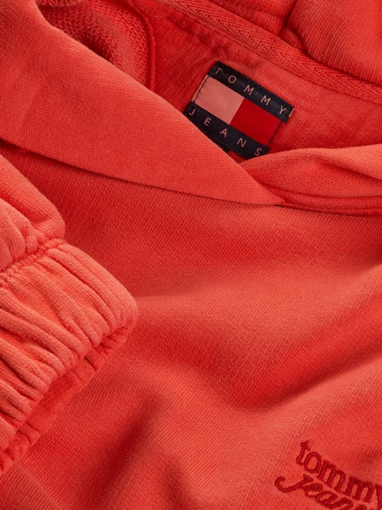 TJW CRP GMD SCRIPT HOODIE bright vermillion