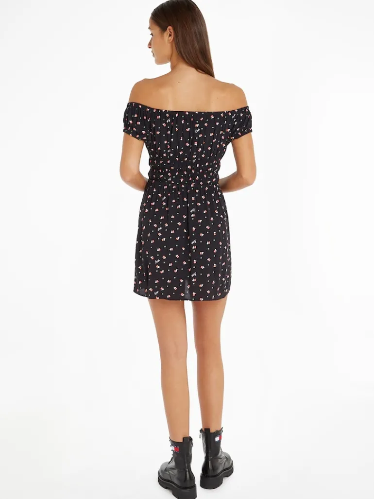 TJW DITSY GEO MINI DRESS ditsy geo print