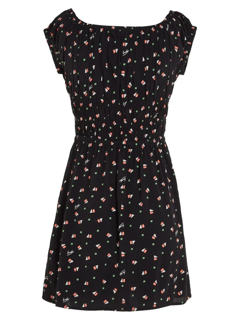 TJW DITSY GEO MINI DRESS ditsy geo print