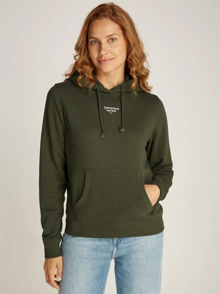 TJW ESSENTIAL LOGO 2 HOODIE fatigue green