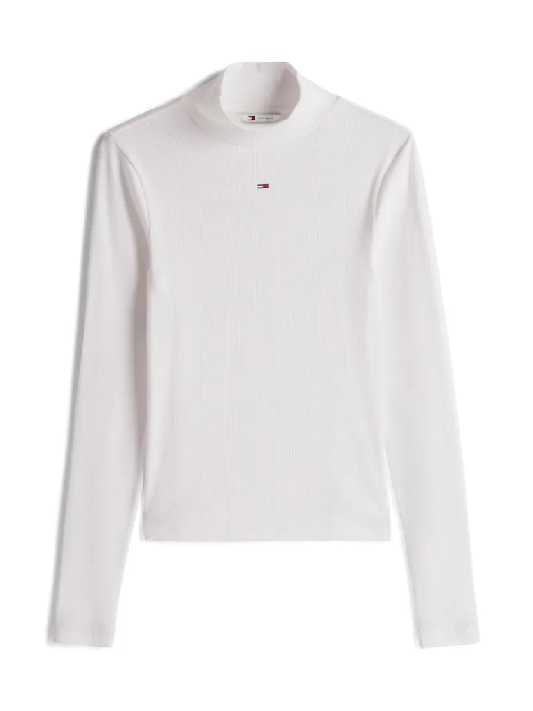 TJW ESSENTIAL MOCK NECK ecru