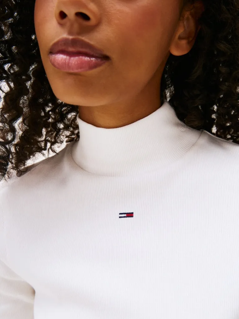 TJW ESSENTIAL MOCK NECK ecru