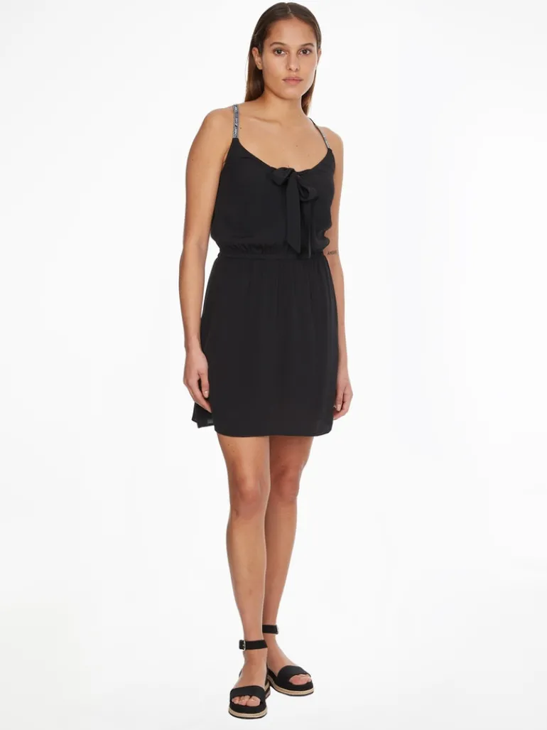 TJW ESSENTIAL STRAPPY DRESS black