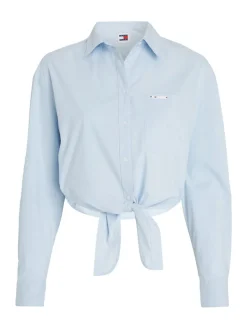 TJW FRONT TIE SHIRT breezy blue