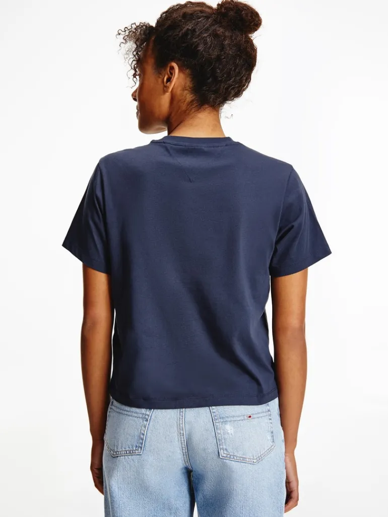 TJW LINEAR LOGO TEE twilight navy