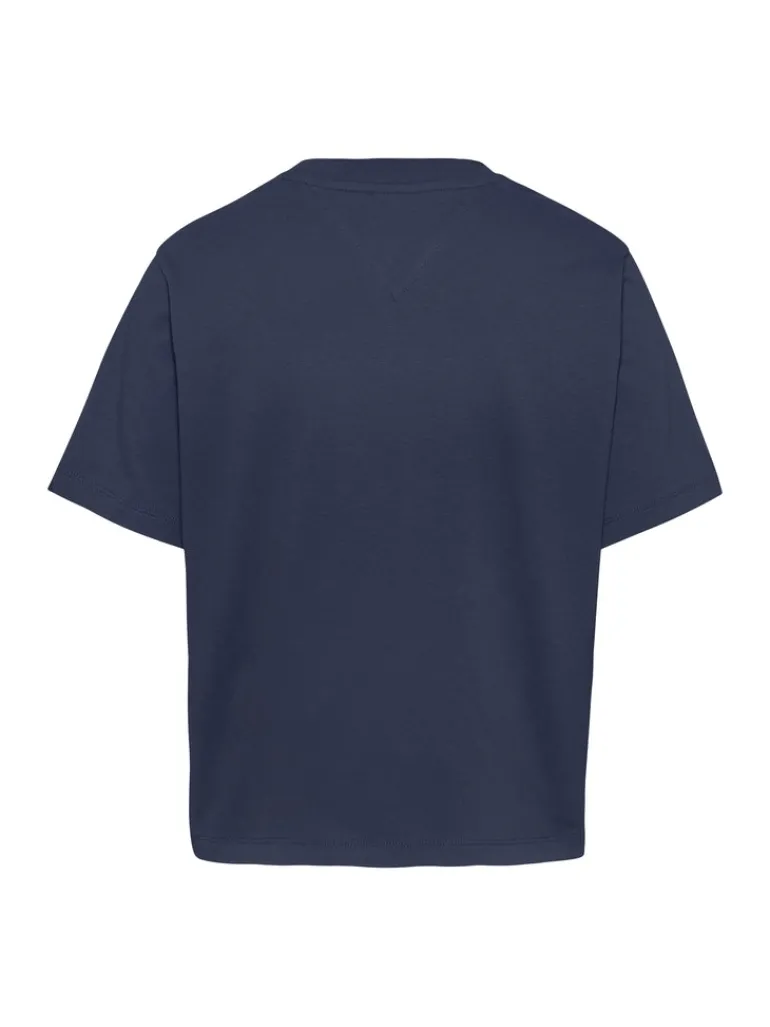 TJW LINEAR LOGO TEE twilight navy