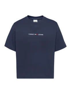 TJW LINEAR LOGO TEE twilight navy