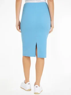 TJW LOGO WAISTBAND RIBBED SKIRT skysail