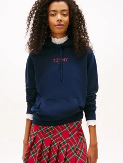 TJW REG ESS LOGO 2 HOODIE EXT dark night navy