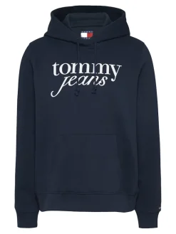 TJW REG ESS LOGO HOODIE EXT dark night navy