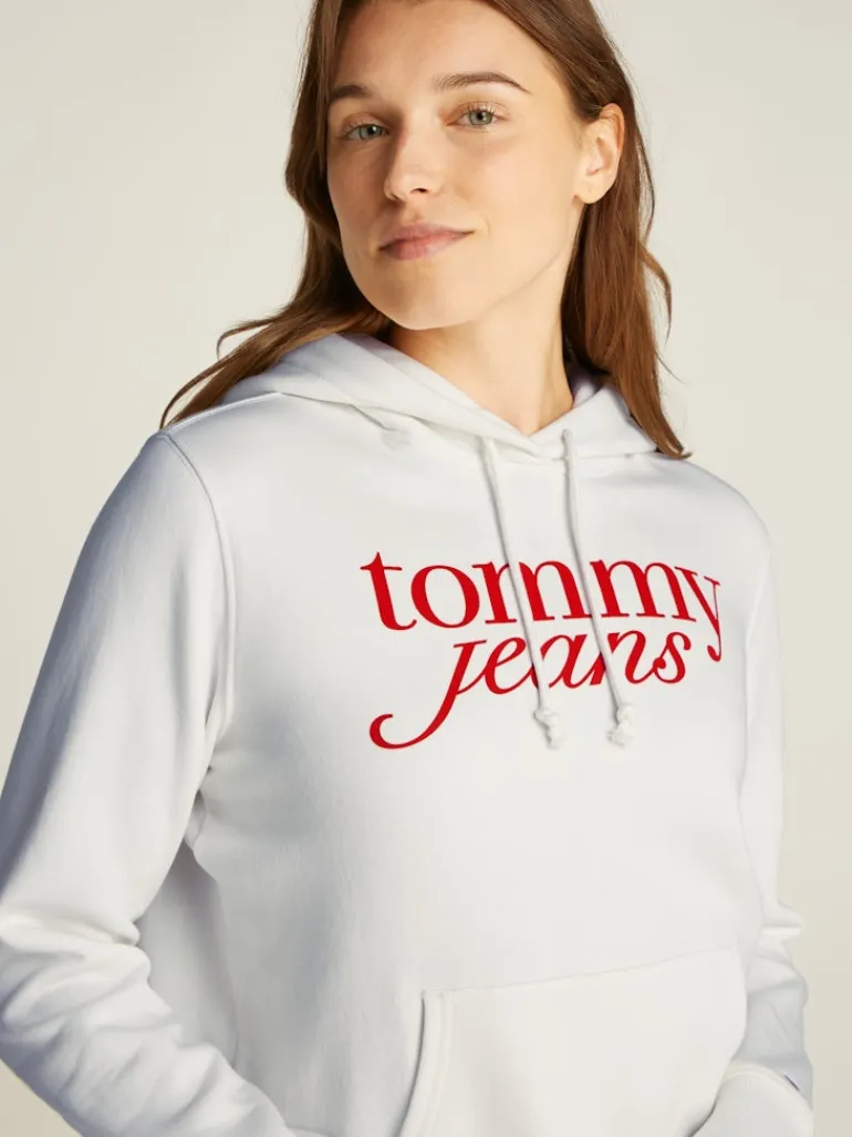TJW REG ESS LOGO HOODIE EXT ecru