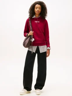 TJW REG ESS LOGO 2 HOODIE EXT lavish cerise