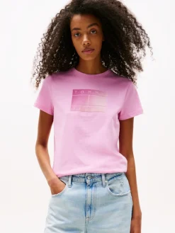 TJW REG GRADIENT FLAG SS carnival pink