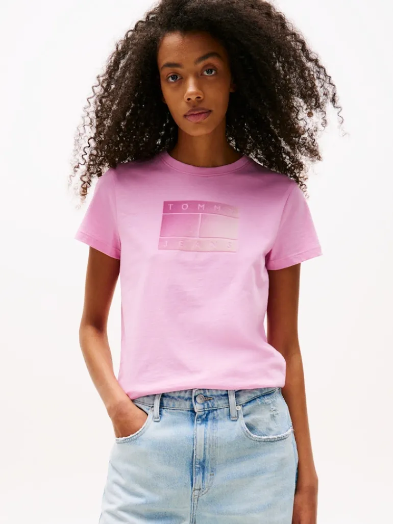 TJW REG GRADIENT FLAG SS carnival pink