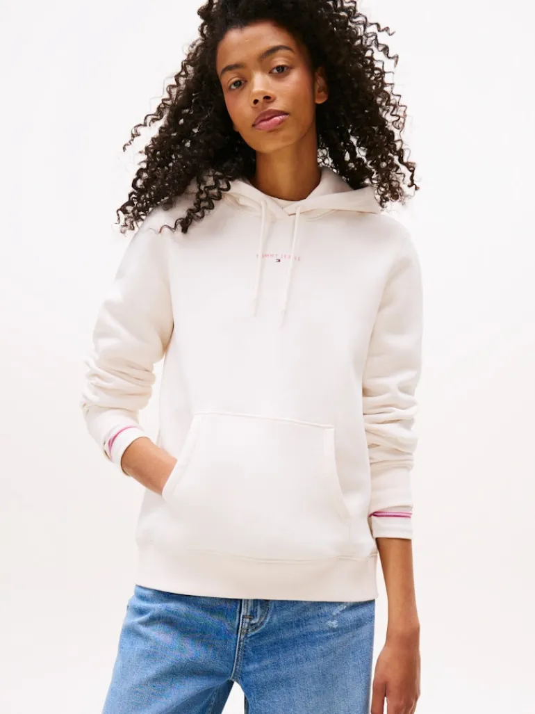 TJW REG LINEAR HOODIE EXT ancient white