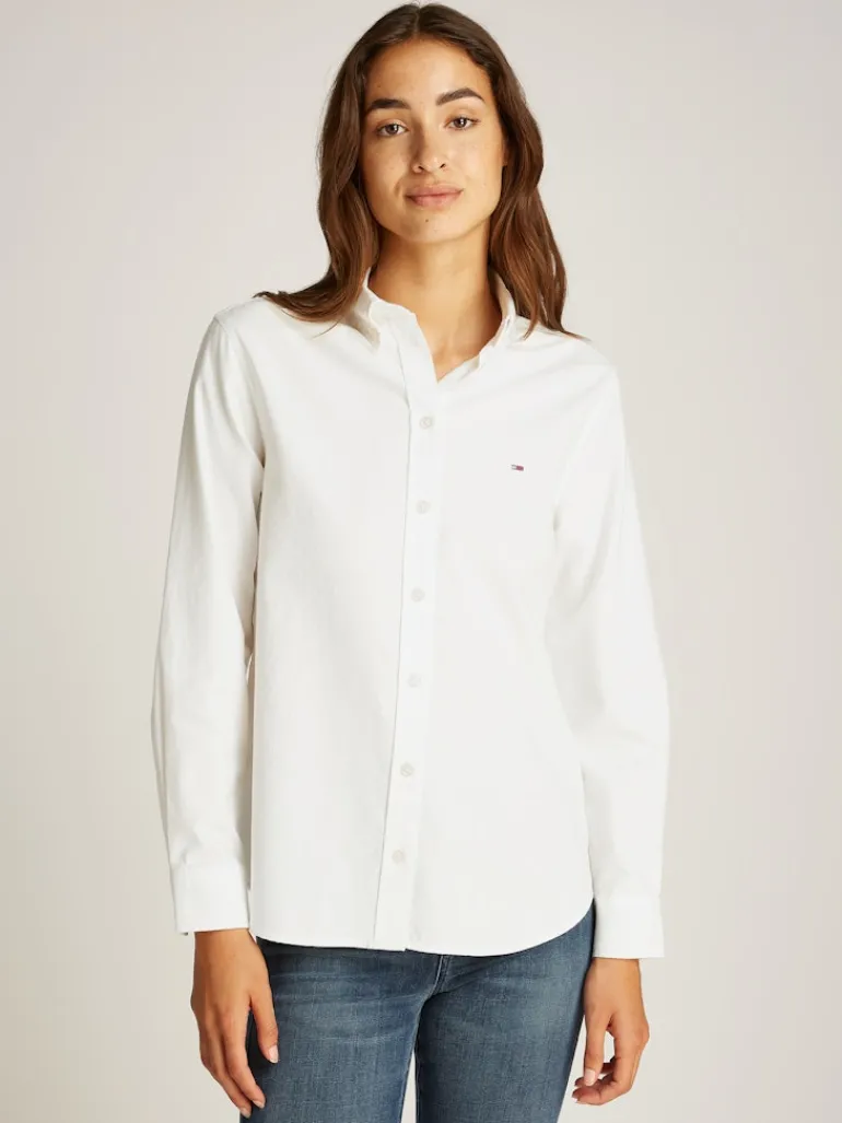 TJW REG OXFORD SHIRT ecru