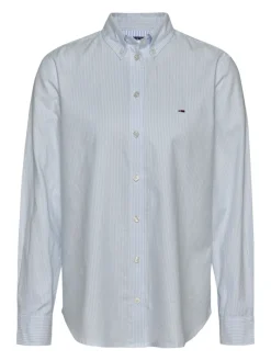 TJW REG OXFORD SHIRT sweet blue-white stripe