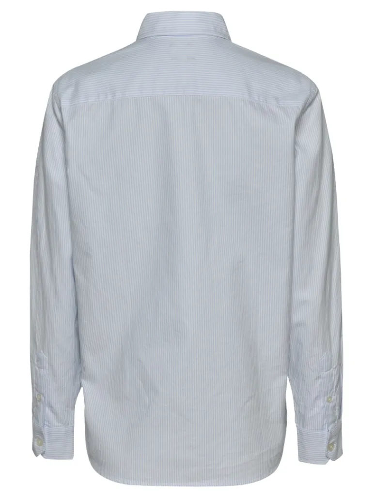 TJW REG OXFORD SHIRT sweet blue-white stripe