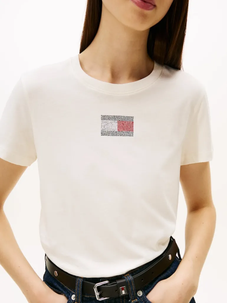 TJW REG PARTY FLAG TEE EXT ancient white