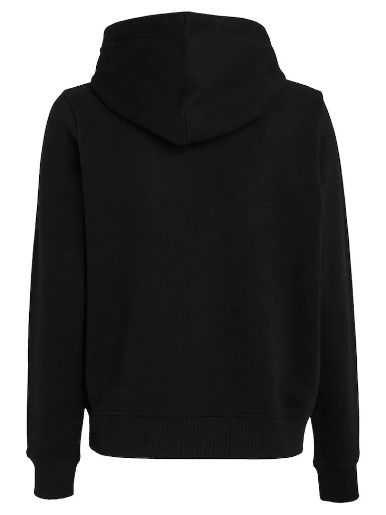 TJW REG SERIF LINEAR HOODIE black