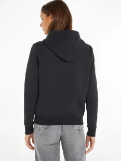 TJW REG SERIF LINEAR HOODIE black