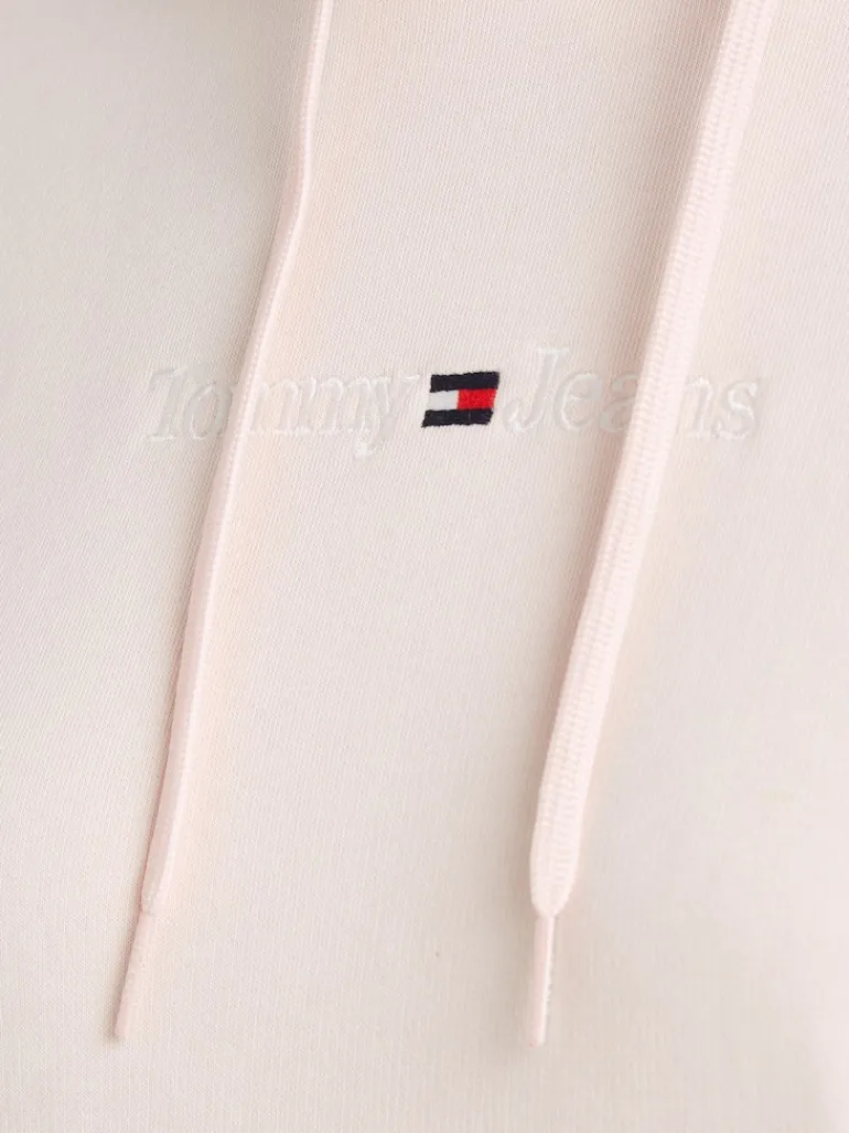 TJW REG SERIF LINEAR HOODIE faint pink